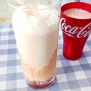 水出しコーヒーで！タピオカの珈琲ミルクドリンク♪